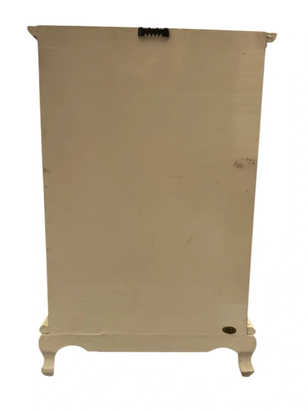 Cream Vintage-Style Display Cabinet Jewelry Box